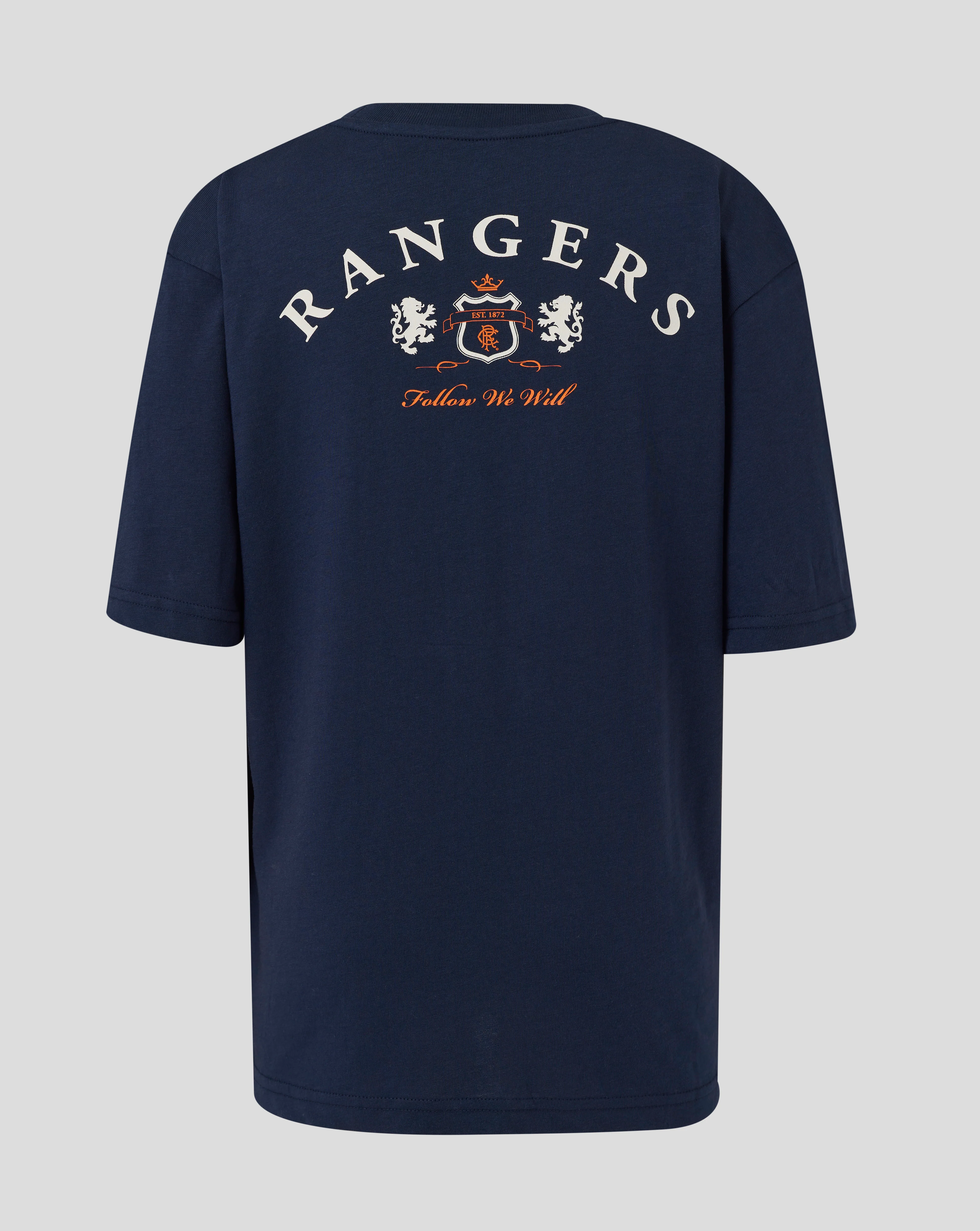 UNISEX RANGERS CONTEMPORARY OS T-SHIRT - BLACK - Image 3