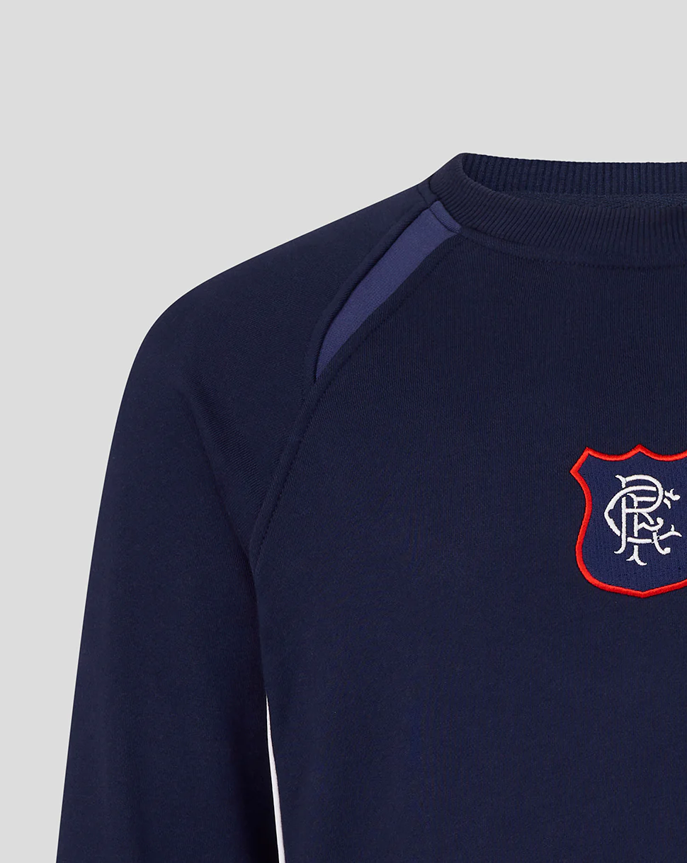 UNISEX RANGERS X ART OF PANELLED SWEATSHIRT - NAVY - Image 3
