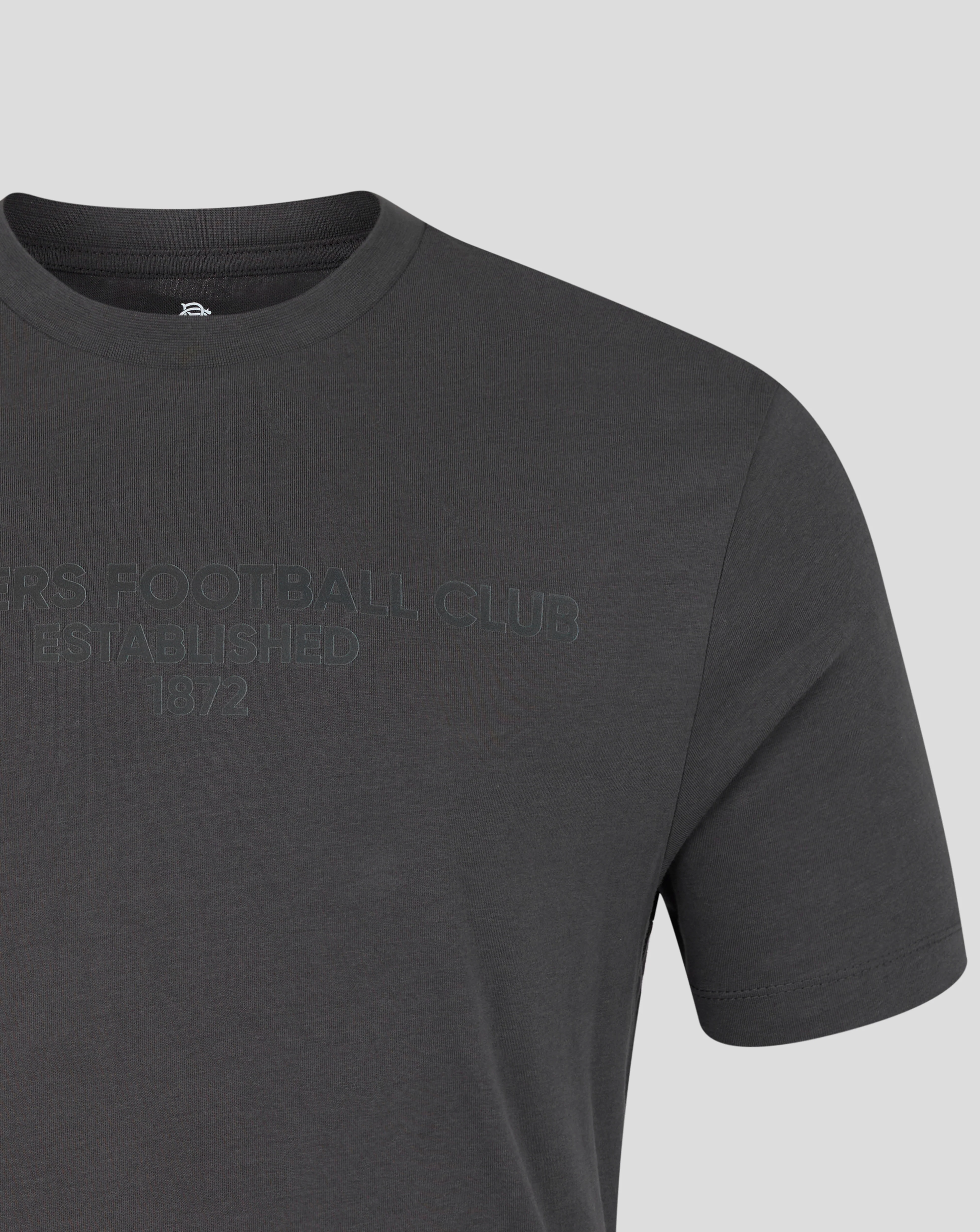 UNISEX 25/26 VARSITY TONAL TYPOGRAPHY T-SHIRT - CHARCOAL - Image 4