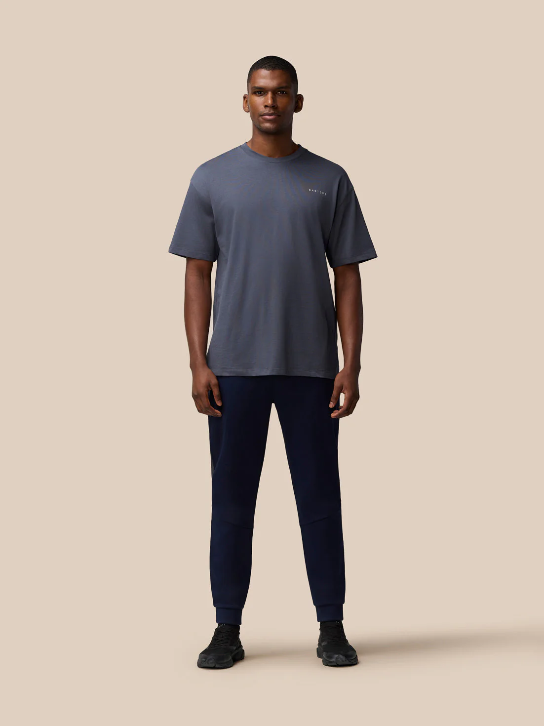 FLEX COTTON T-SHIRT- PEWTER/ALLOY - Image 4