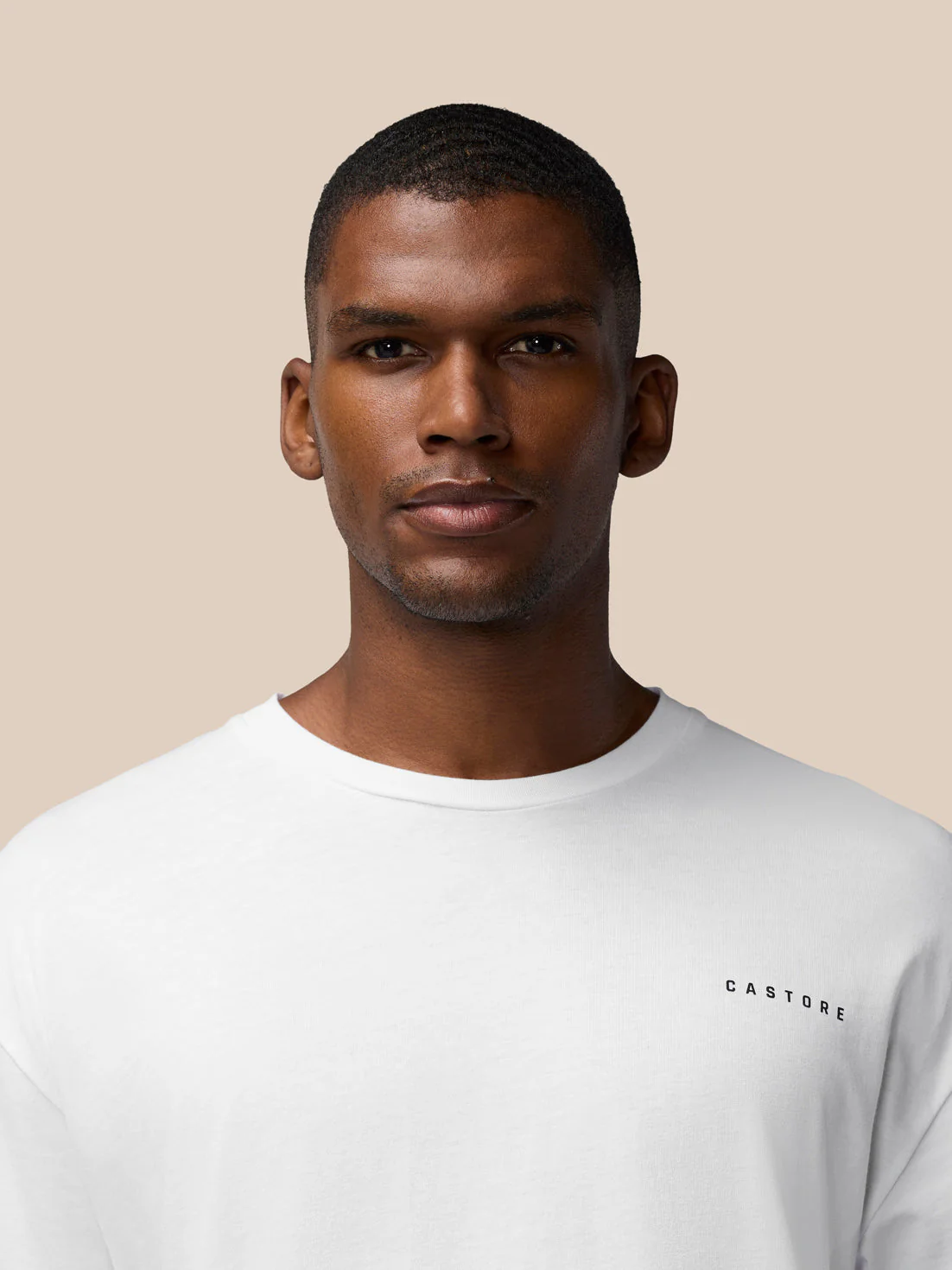 FLEX COTTON T-SHIRT- WHITE/BLACK - Image 5