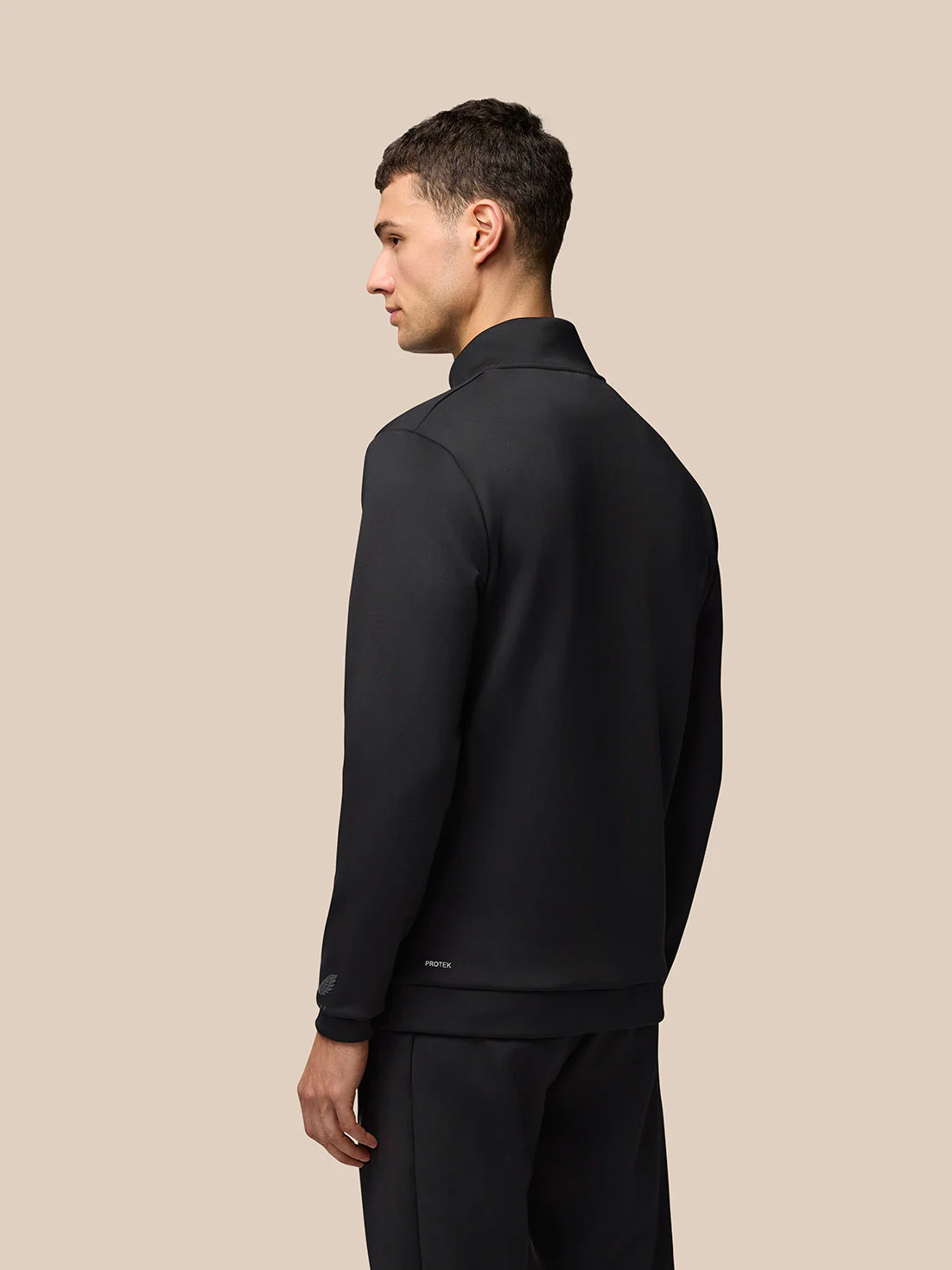 FLEX LIFESTYLE 1/4 ZIP - BLACK - Image 2