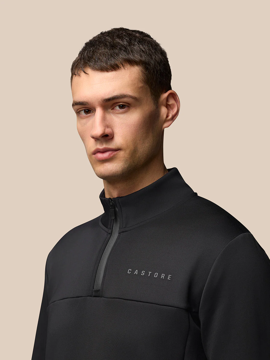 FLEX LIFESTYLE 1/4 ZIP - BLACK - Image 3