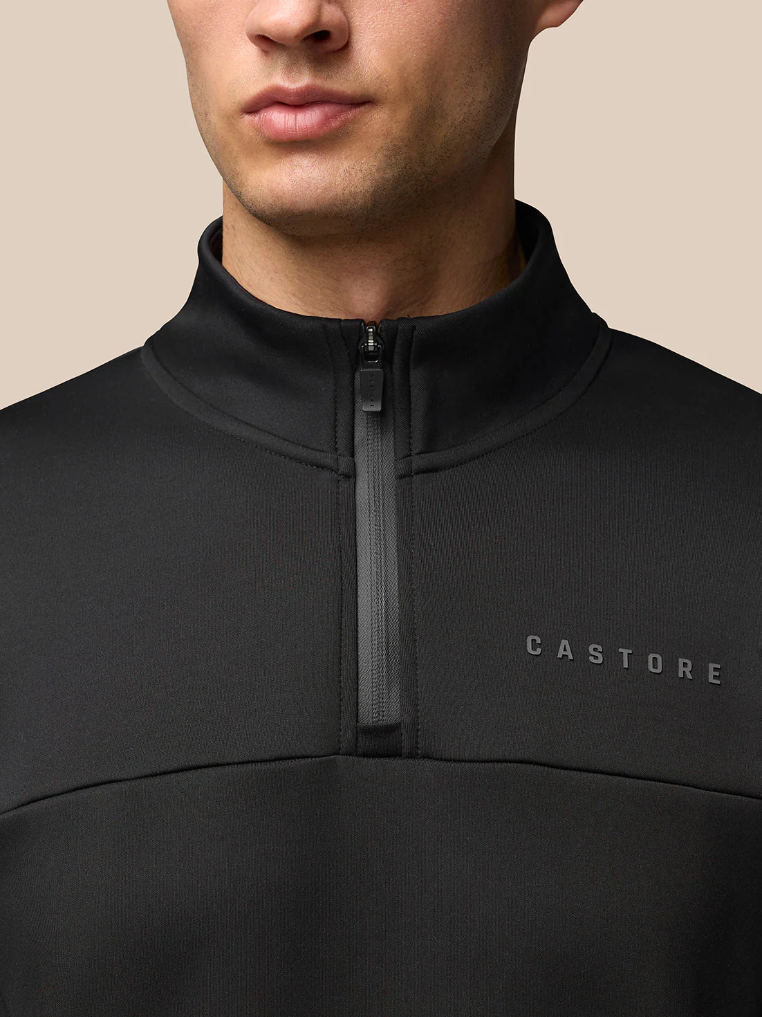 FLEX LIFESTYLE 1/4 ZIP - BLACK - Image 4
