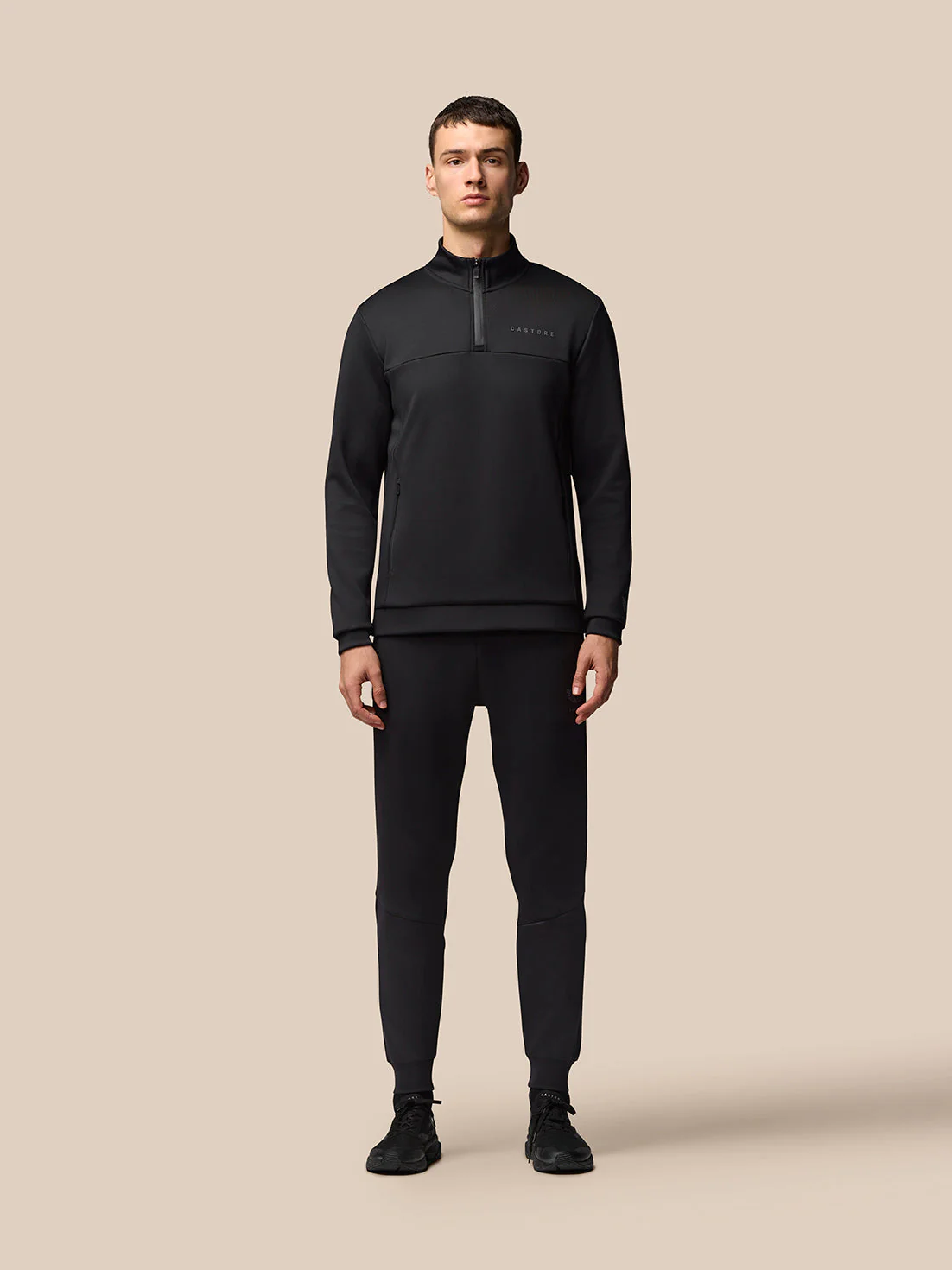 FLEX LIFESTYLE 1/4 ZIP - BLACK - Image 5