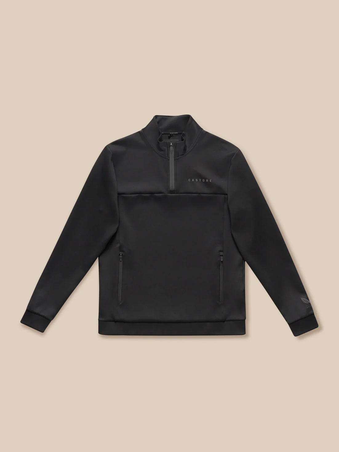 FLEX LIFESTYLE 1/4 ZIP - BLACK - Image 6