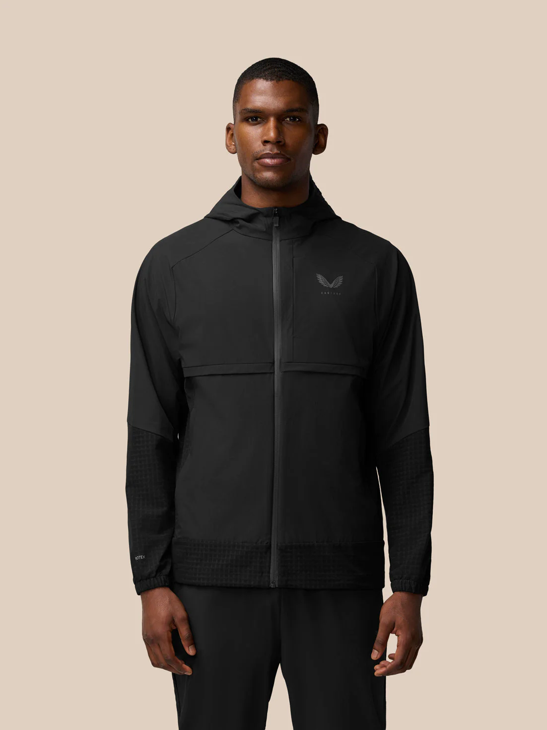 FLEX WINTERISED WOVEN JACKET - BLACK
