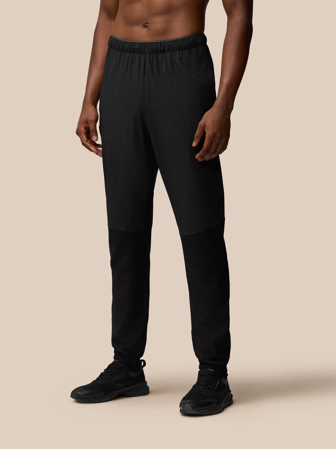 FLEX WINTERISED WOVEN JOGGERS - BLACK