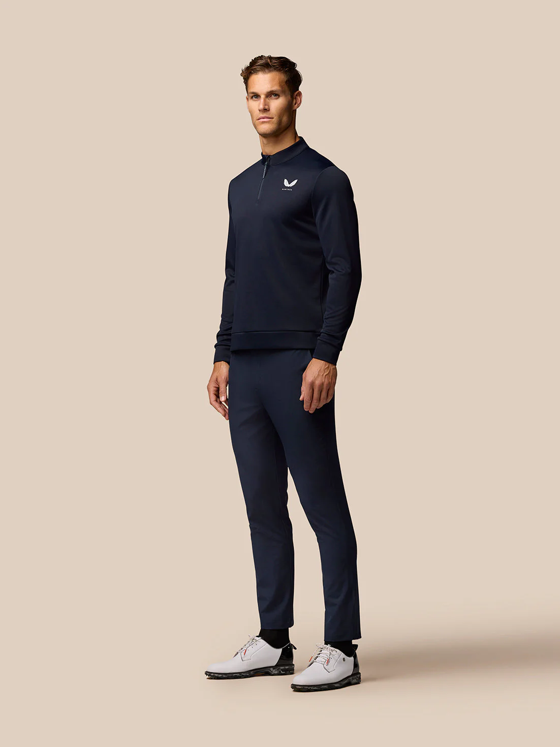 GOLF CLUB CLASSIC 1/4 ZIP TOP - MIDNIGHT NAVY - Image 4