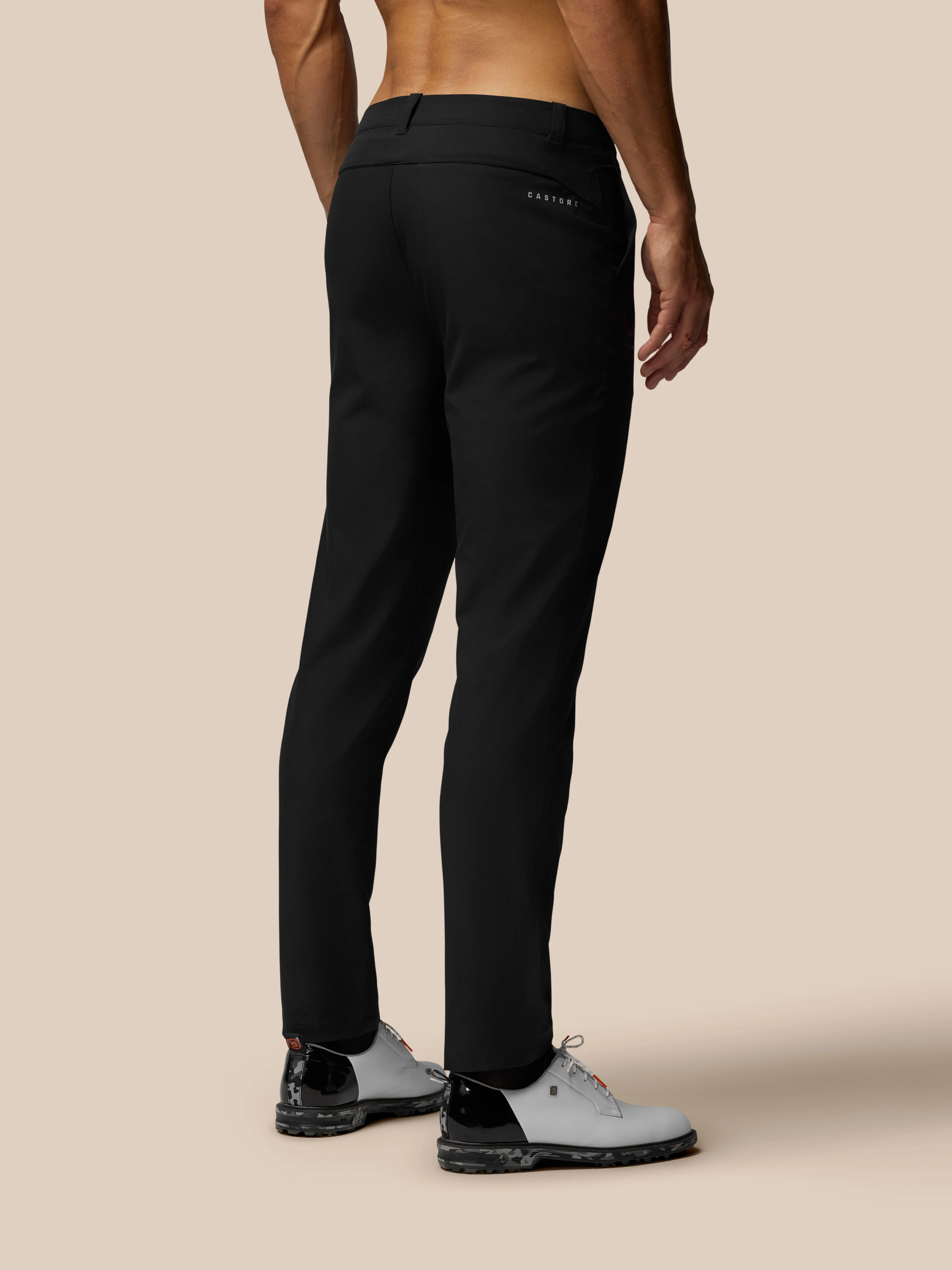 GOLF CLUB TROUSERS 34" - BLACK/ MID GREY - Image 2