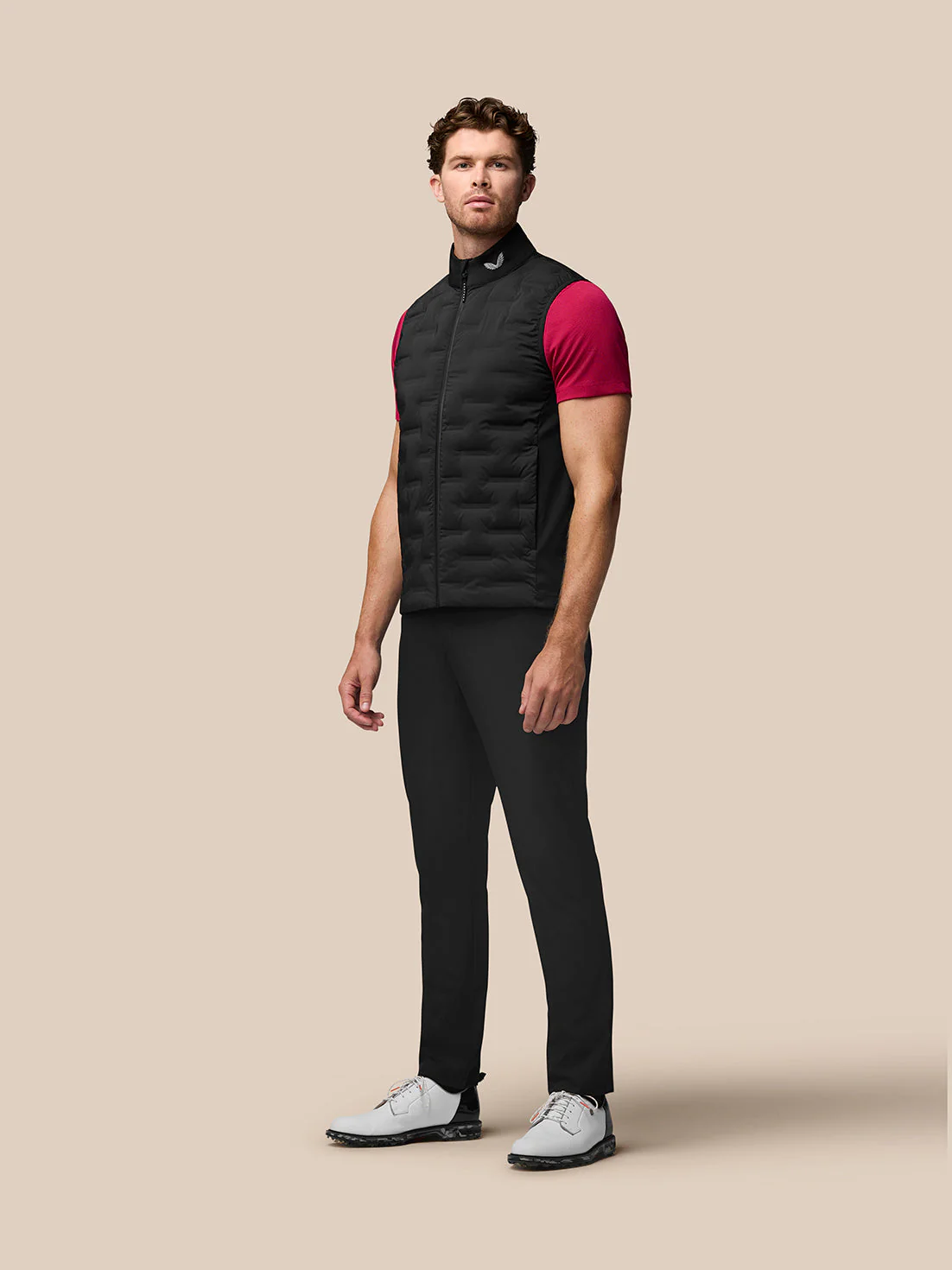 GOLF PINNACLE GILET - BLACK - Image 7