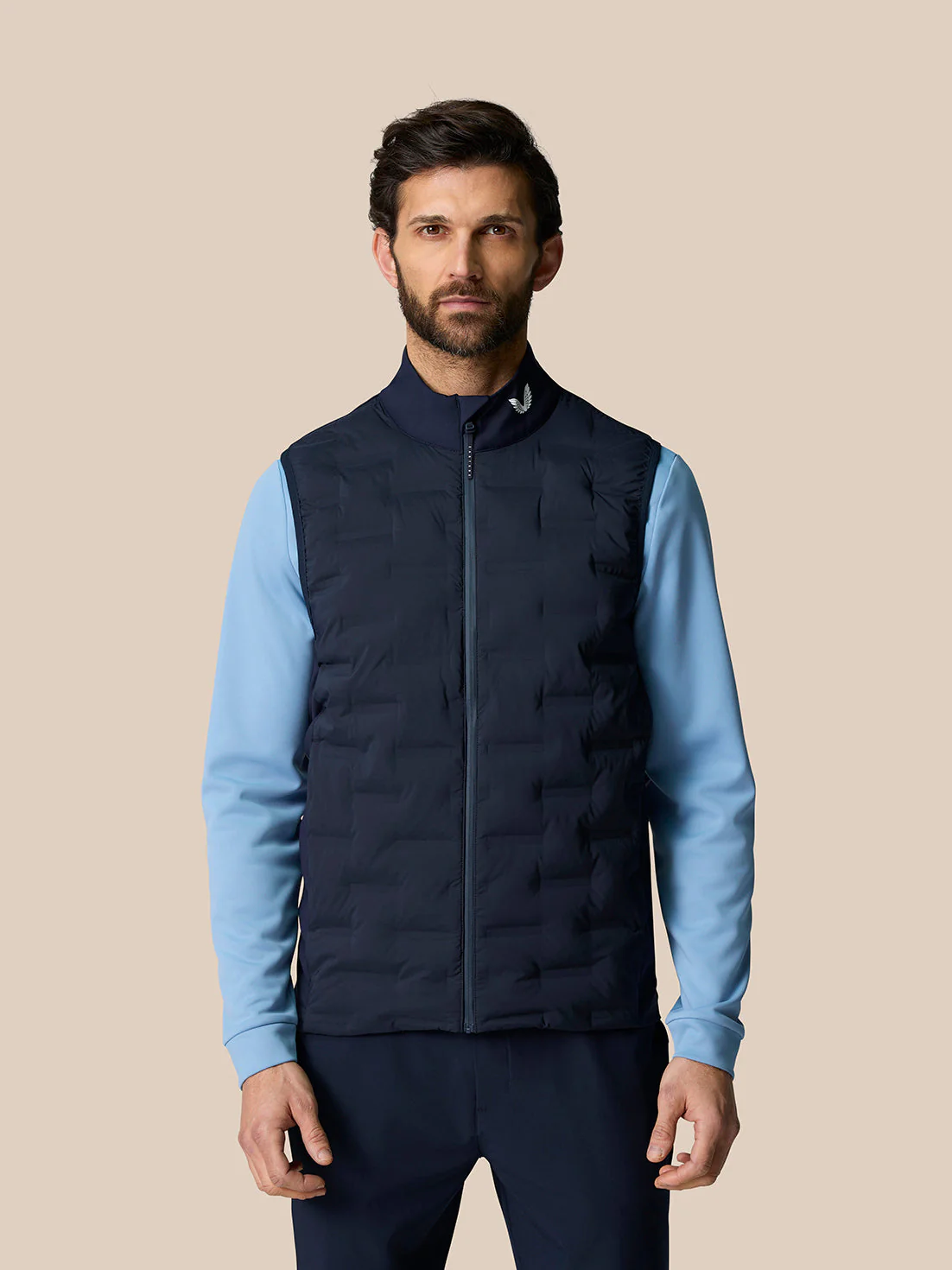 GOLF PINNACLE GILET - MIDNIGHT NAVY - Image 10