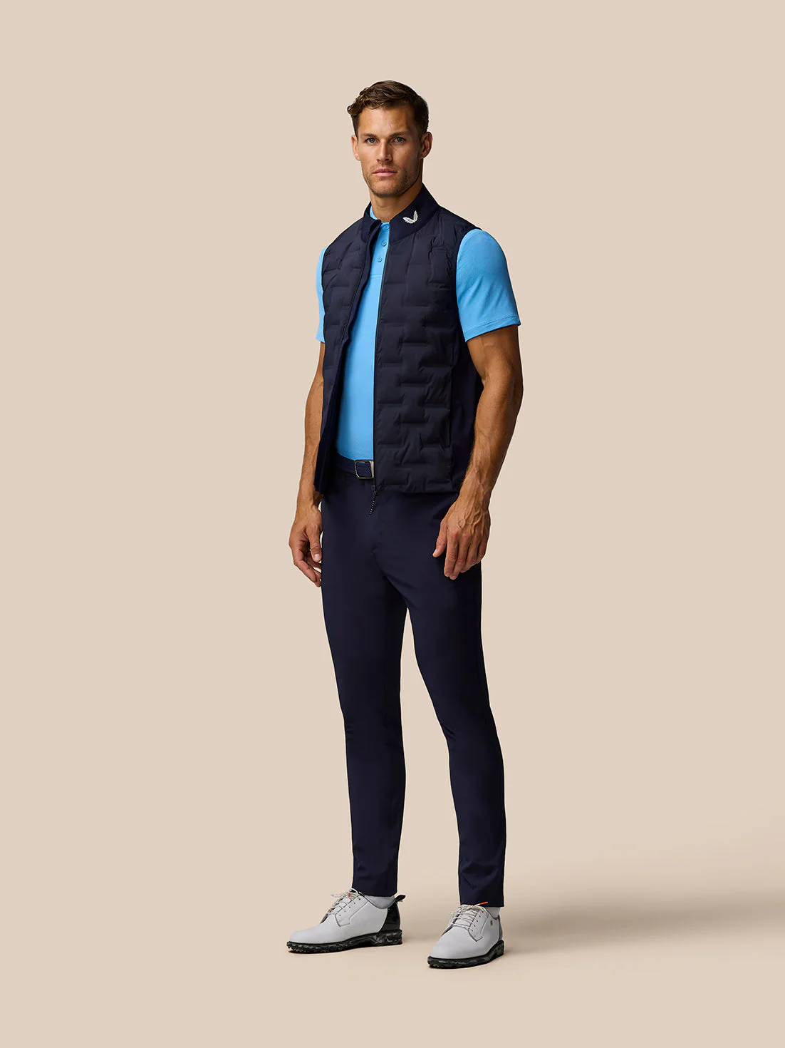 GOLF PINNACLE GILET - MIDNIGHT NAVY - Image 3