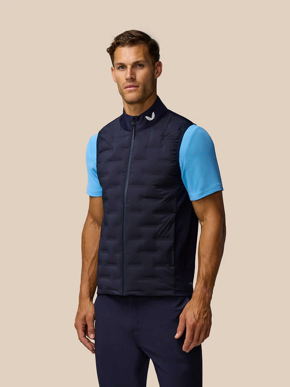 GOLF PINNACLE GILET - MIDNIGHT NAVY - Image 9