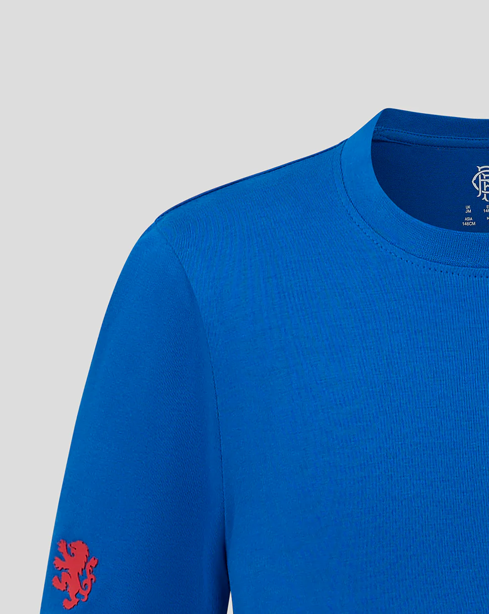 JUNIOR CLASSIC COTTON T-SHIRT - BLUE - Image 5