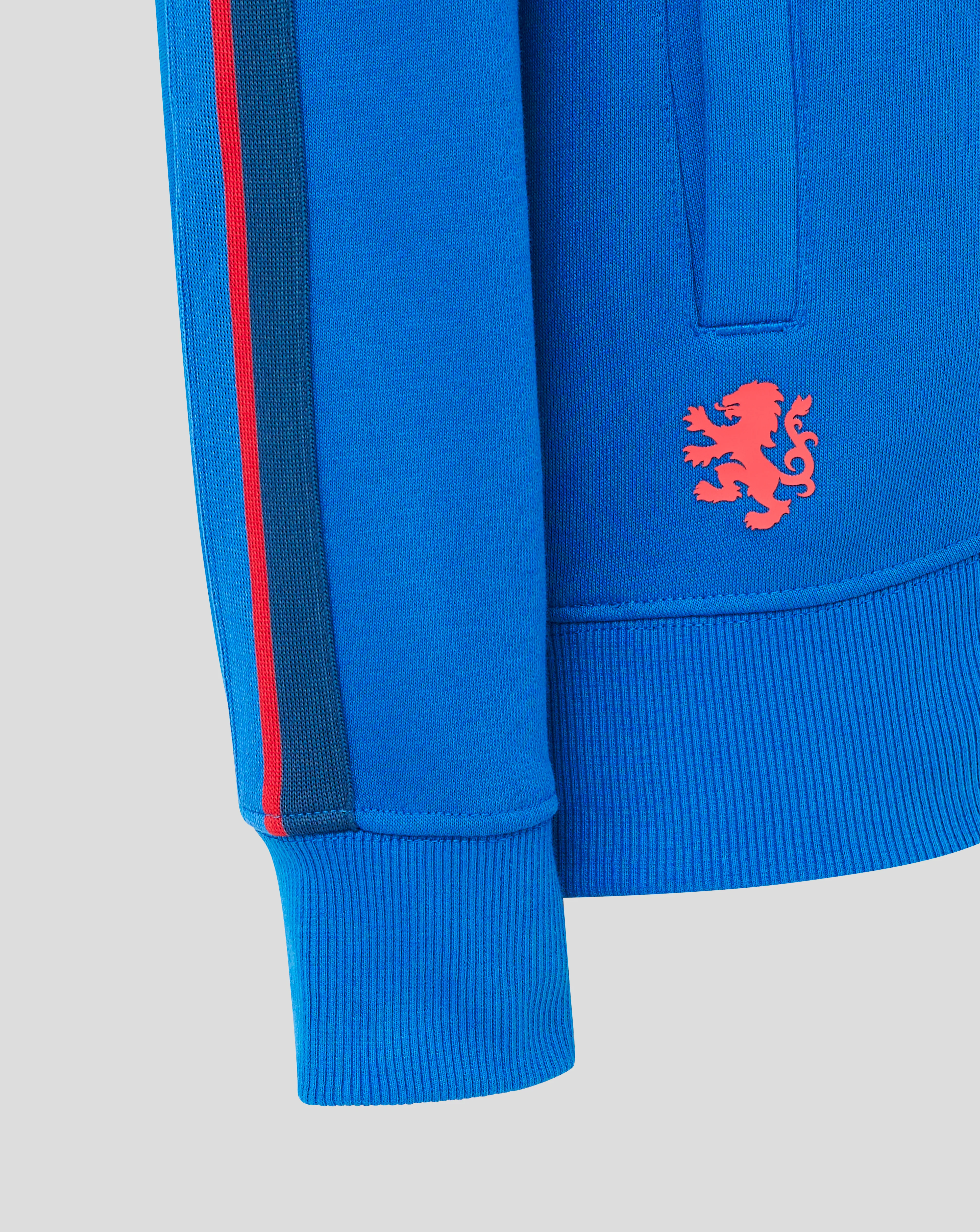 JUNIOR CLASSIC FULL ZIP HOODIE - BLUE - Image 4