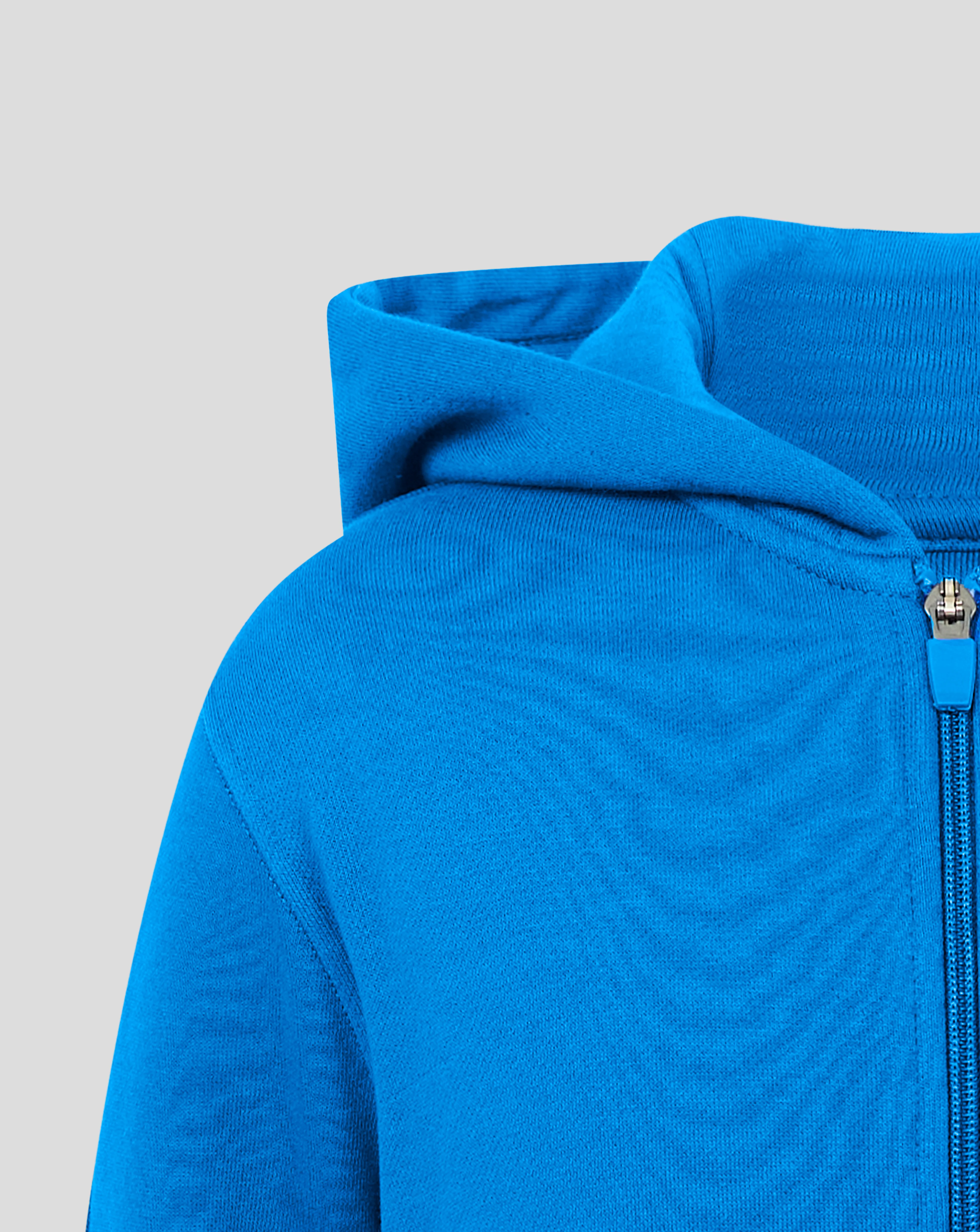 JUNIOR CLASSIC FULL ZIP HOODIE - BLUE - Image 5