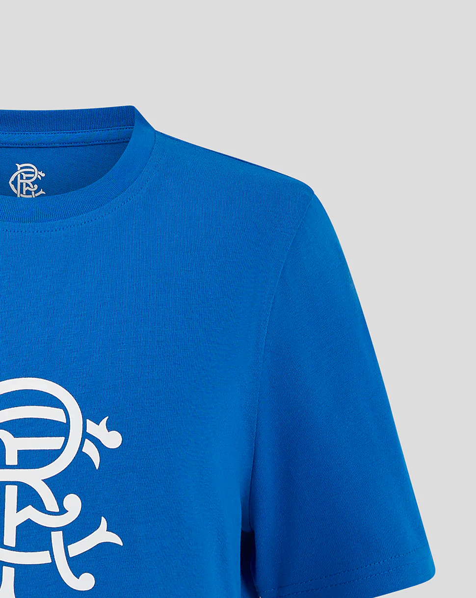 JUNIOR CORE CREST T-SHIRT - BLUE - Image 3