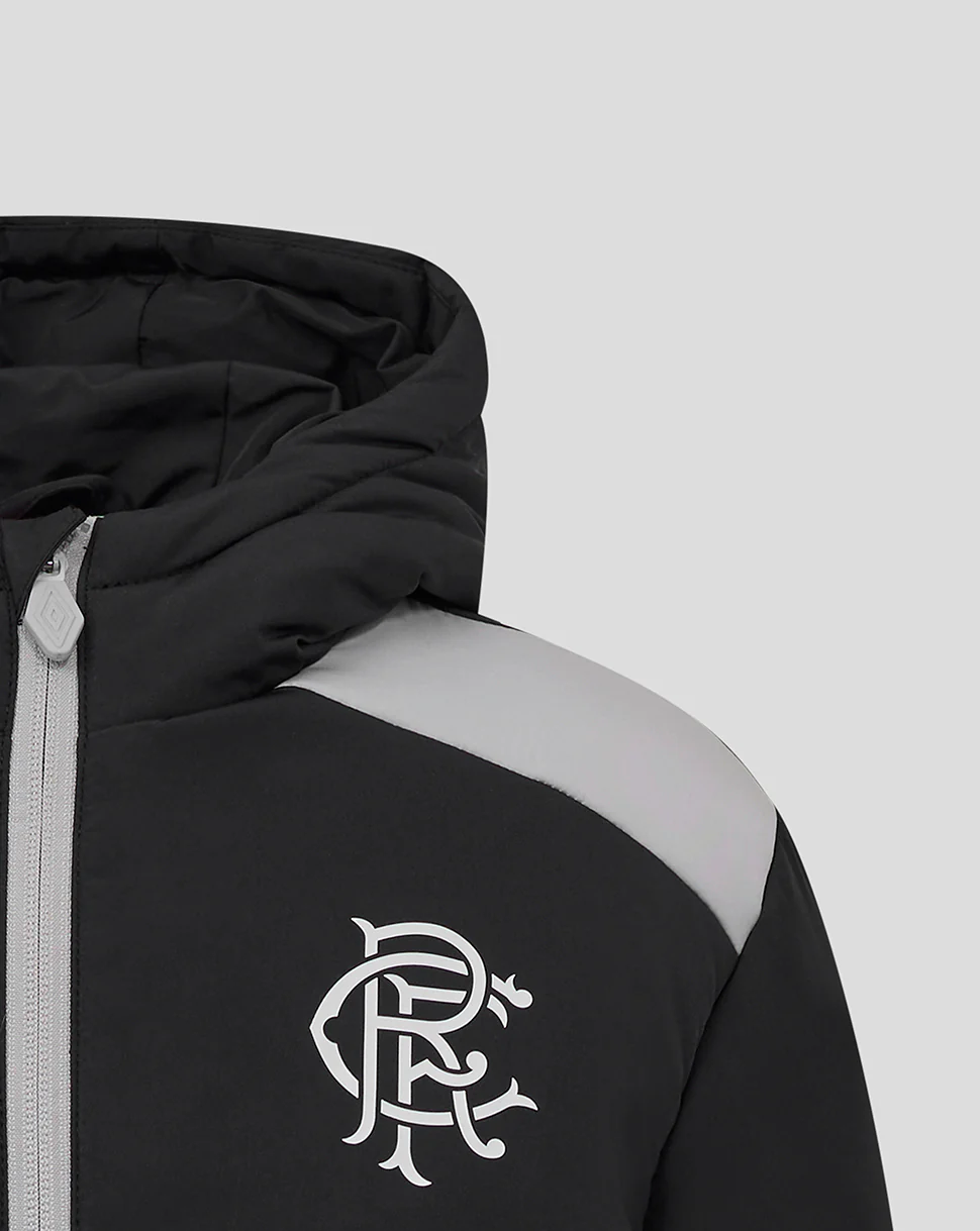 JUNIOR 25/26 COACHES TRAINING PACKABLE HOOD SHOWER JACKET - CAVIAR - Image 2