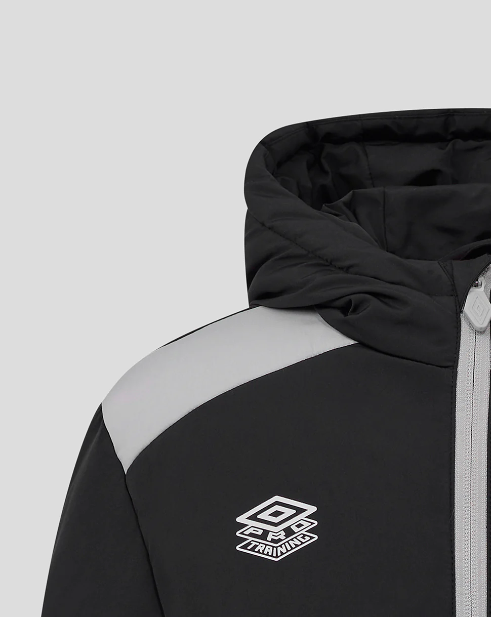 JUNIOR 25/26 COACHES TRAINING PACKABLE HOOD SHOWER JACKET - CAVIAR - Image 3