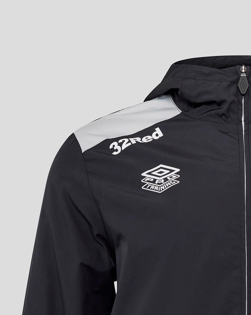 JUNIOR 25/26 COACHES TRAINING PACKABLE HOOD SHOWER JACKET - CAVIAR - Image 3