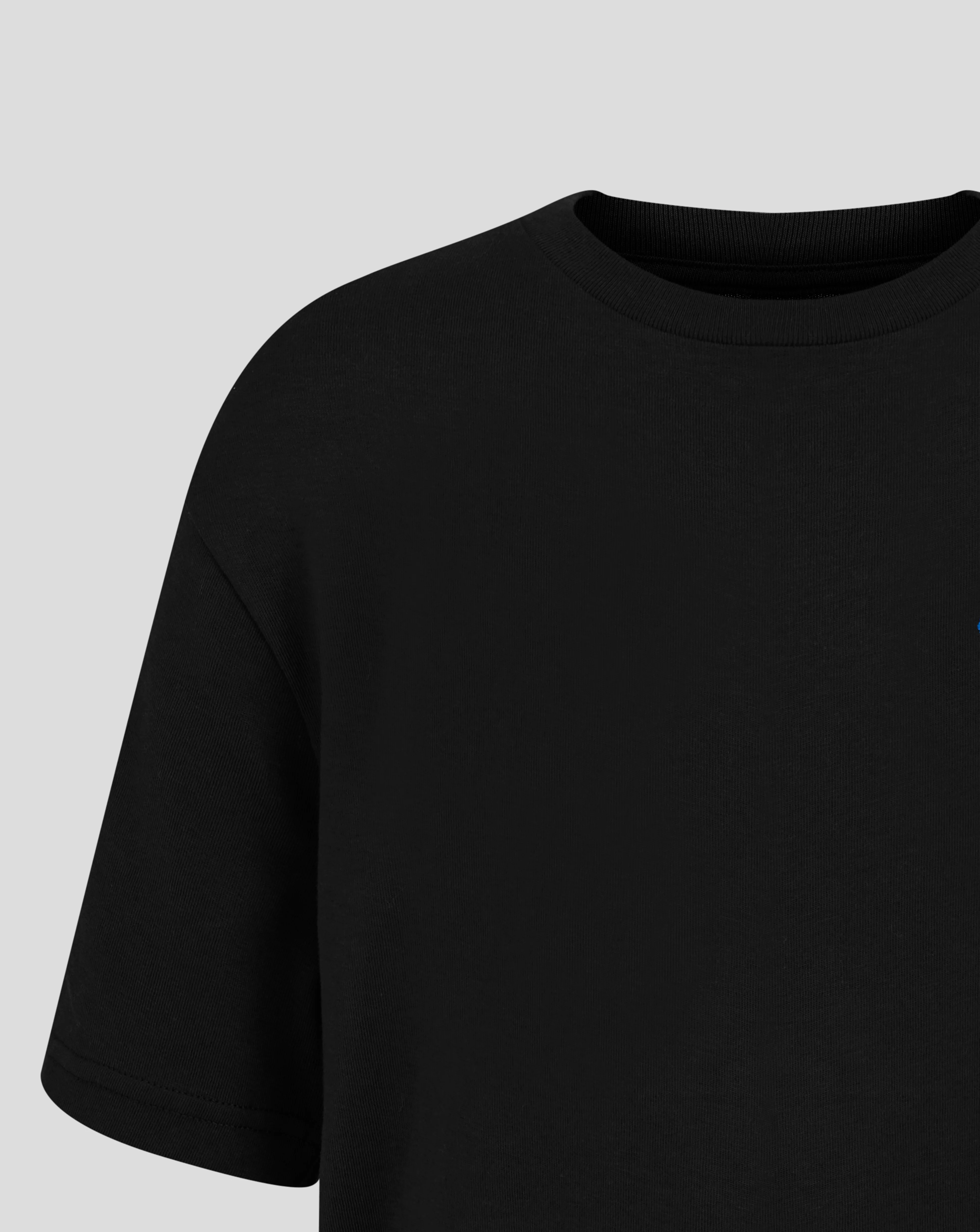 JUNIOR 25/26 CORE CREST TEE - CAVIAR - Image 4