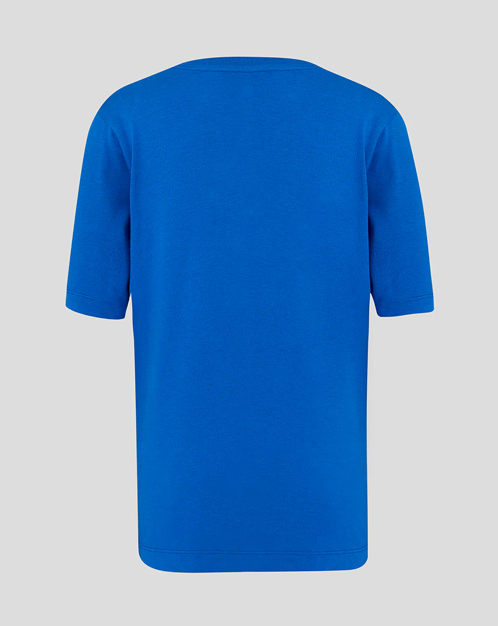 JUNIOR 25/26 CORE LOGO TEE - LAPIS BLUE - Image 4
