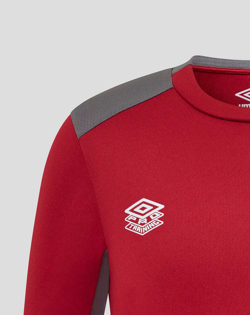 JUNIOR 25/26 PLAYERS TRAINING SHORT SLEEVE T-SHIRT - RHYTHMIC RED - Image 4