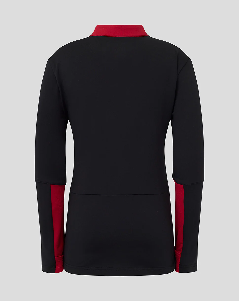 JUNIOR 25/26 COACHES TRAINING PRO QUARTER ZIP TOP - CAVIAR - Image 3