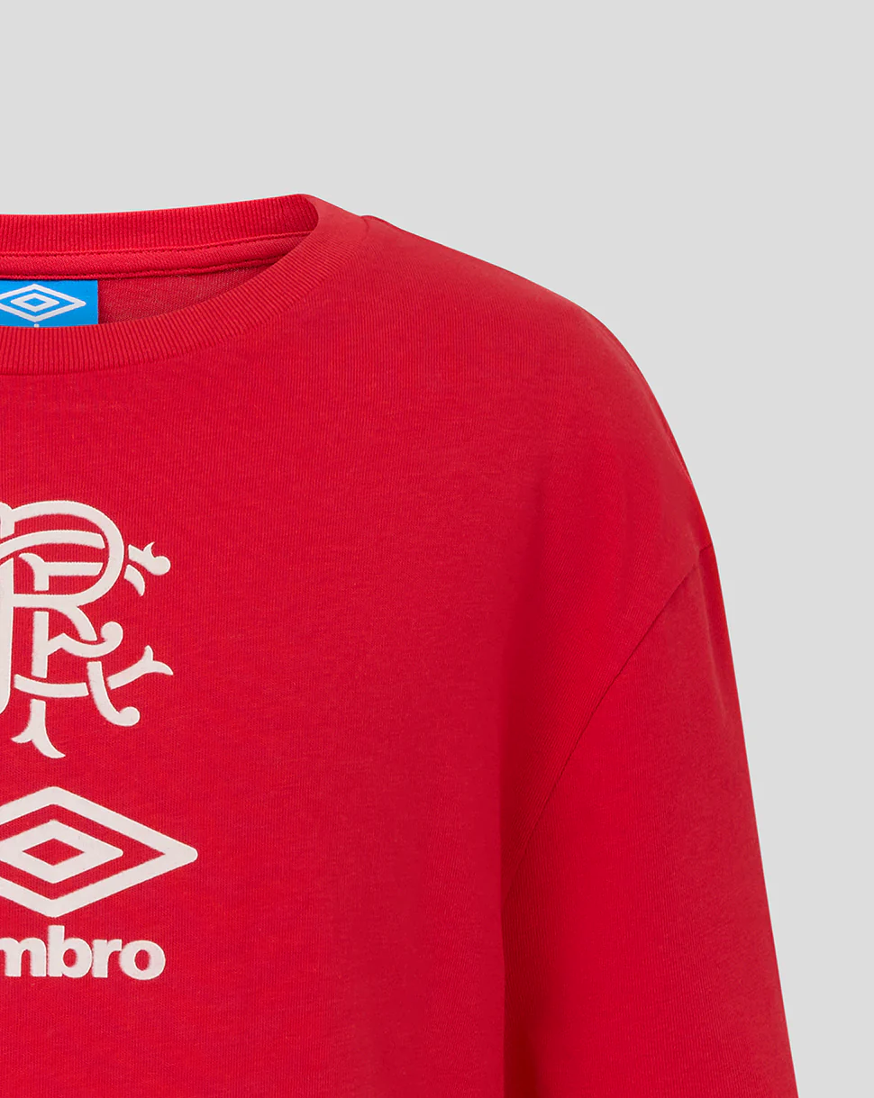 JUNIOR 25/26 TRAVEL SHORT SLEEVE T-SHIRT - RED - Image 3