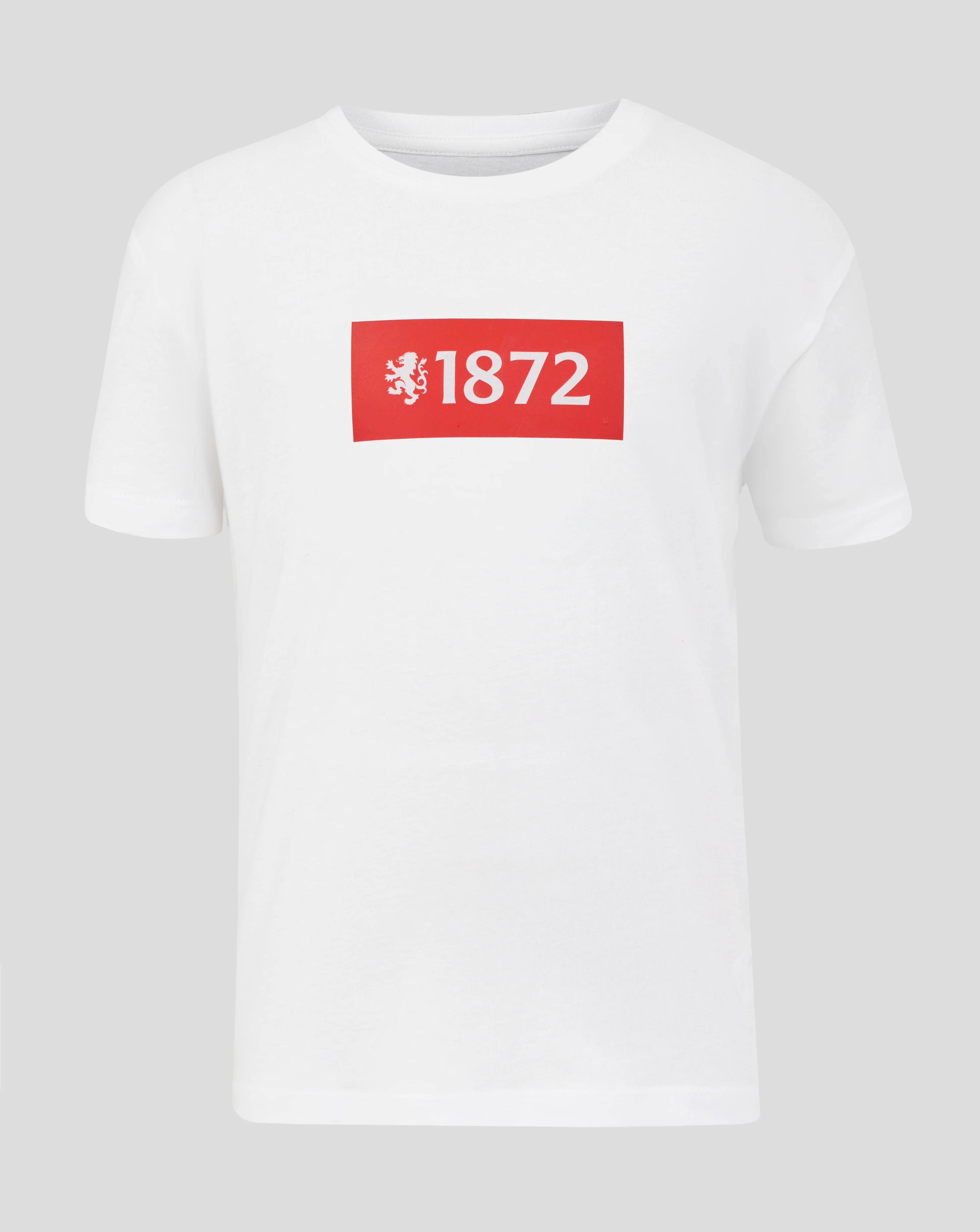 JUNIOR 25/26 VARSITY 1872 LION T-SHIRT - WHITE