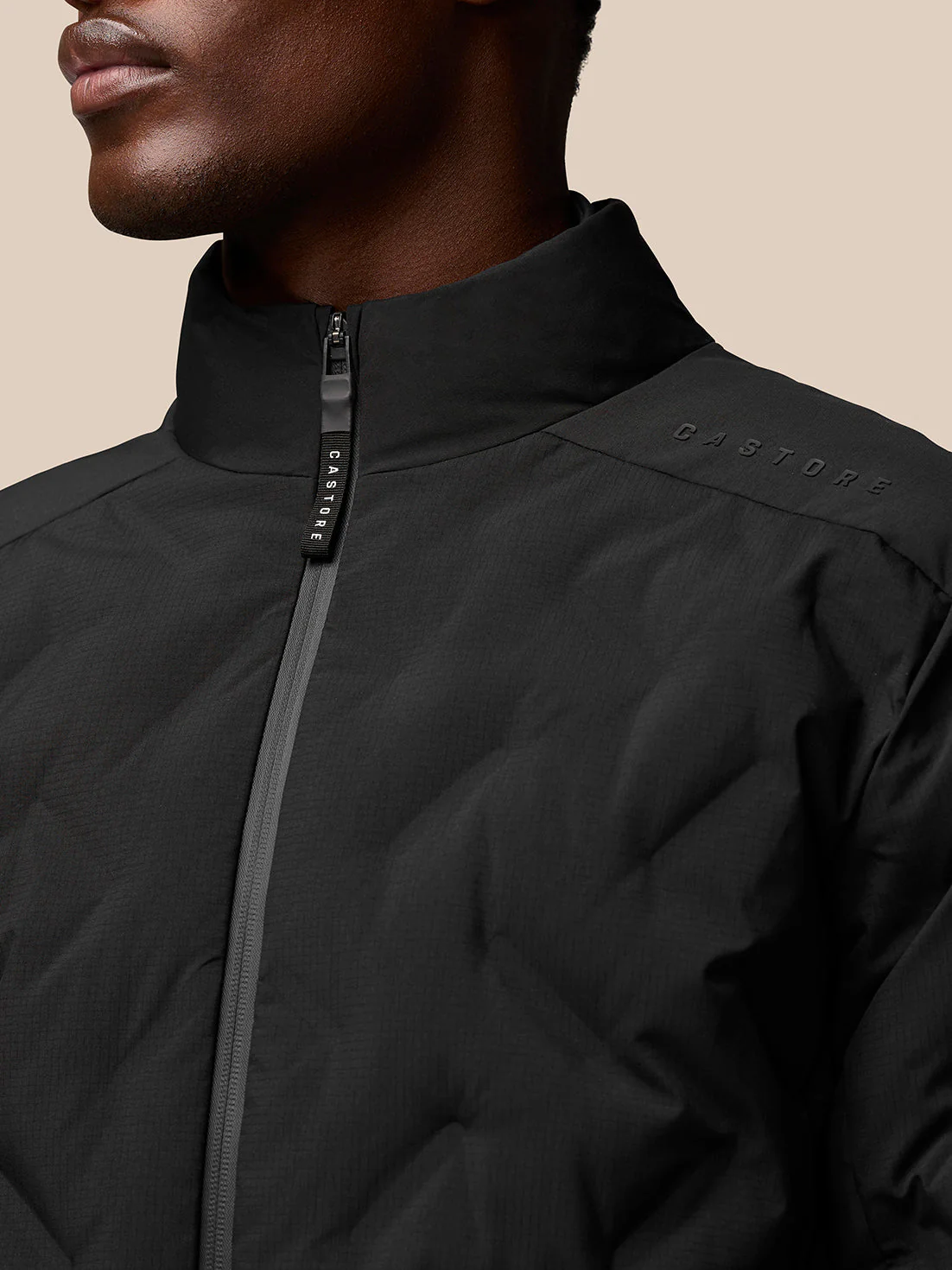 PADDED JACKET - BLACK - Image 11