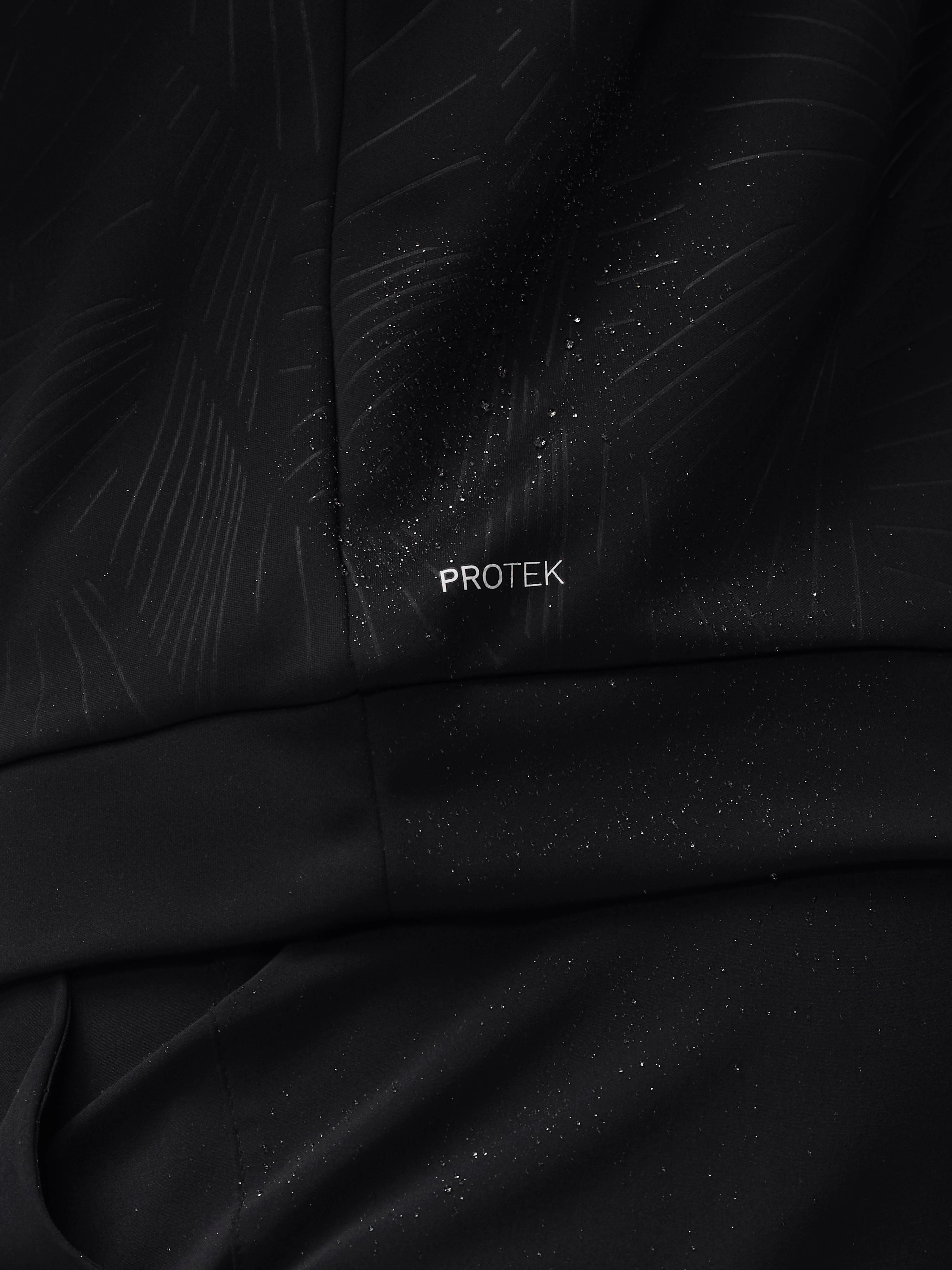 GOLF CLUB CLASSIC 1/4 ZIP DEBOSSED TOP - BLACK/ALLOY - Image 8