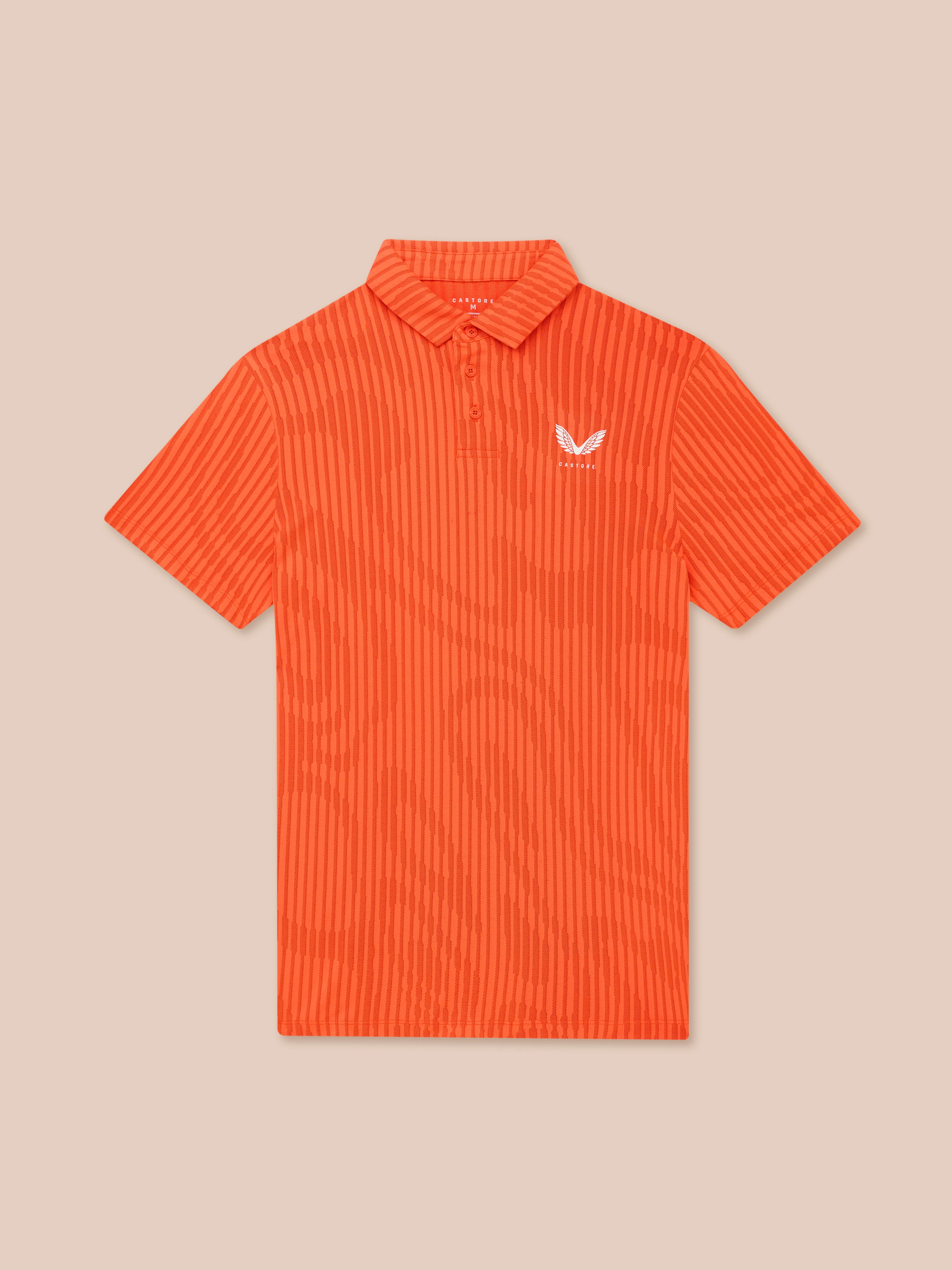GOLF PINNACLE GLOW POLO - BRIGHT ORANGE - Image 9