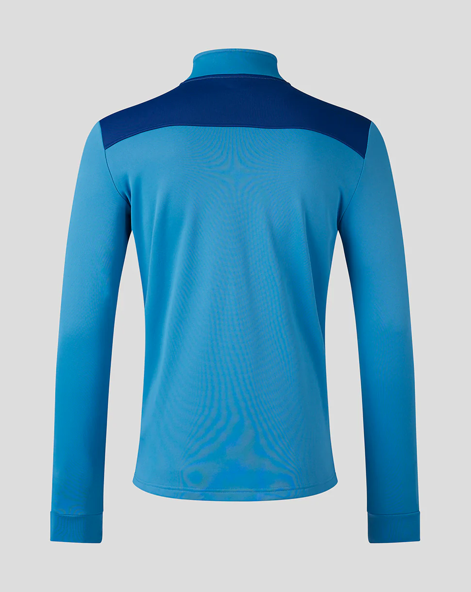 Mens 23/24 Training Fleece 1/4 Zip Midlayer - Blue/Navy - Image 5