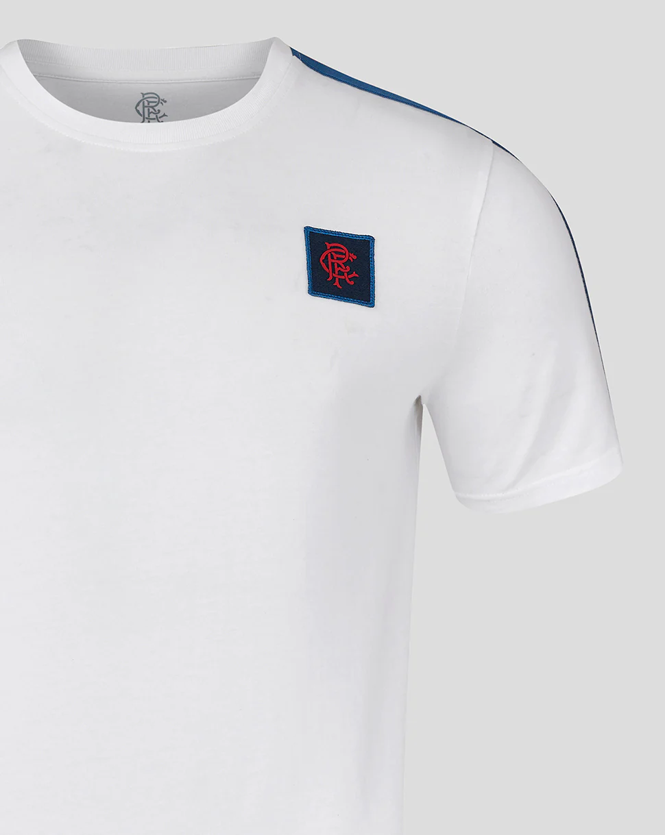MENS CLASSIC COTTON RANGERS T-SHIRT 3 - WHITE - Image 5