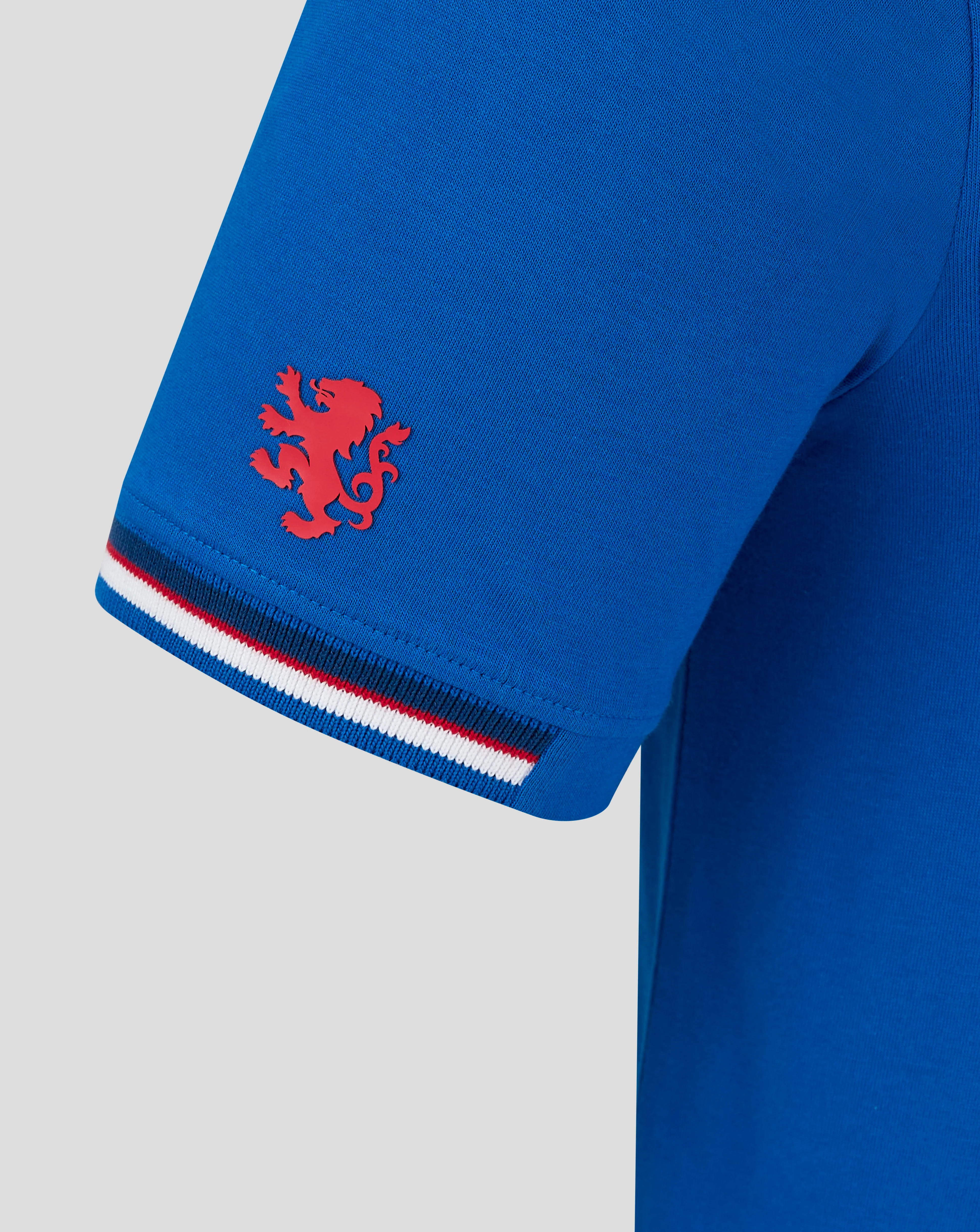 MENS CLASSIC COTTON T-SHIRT - BLUE - Image 3