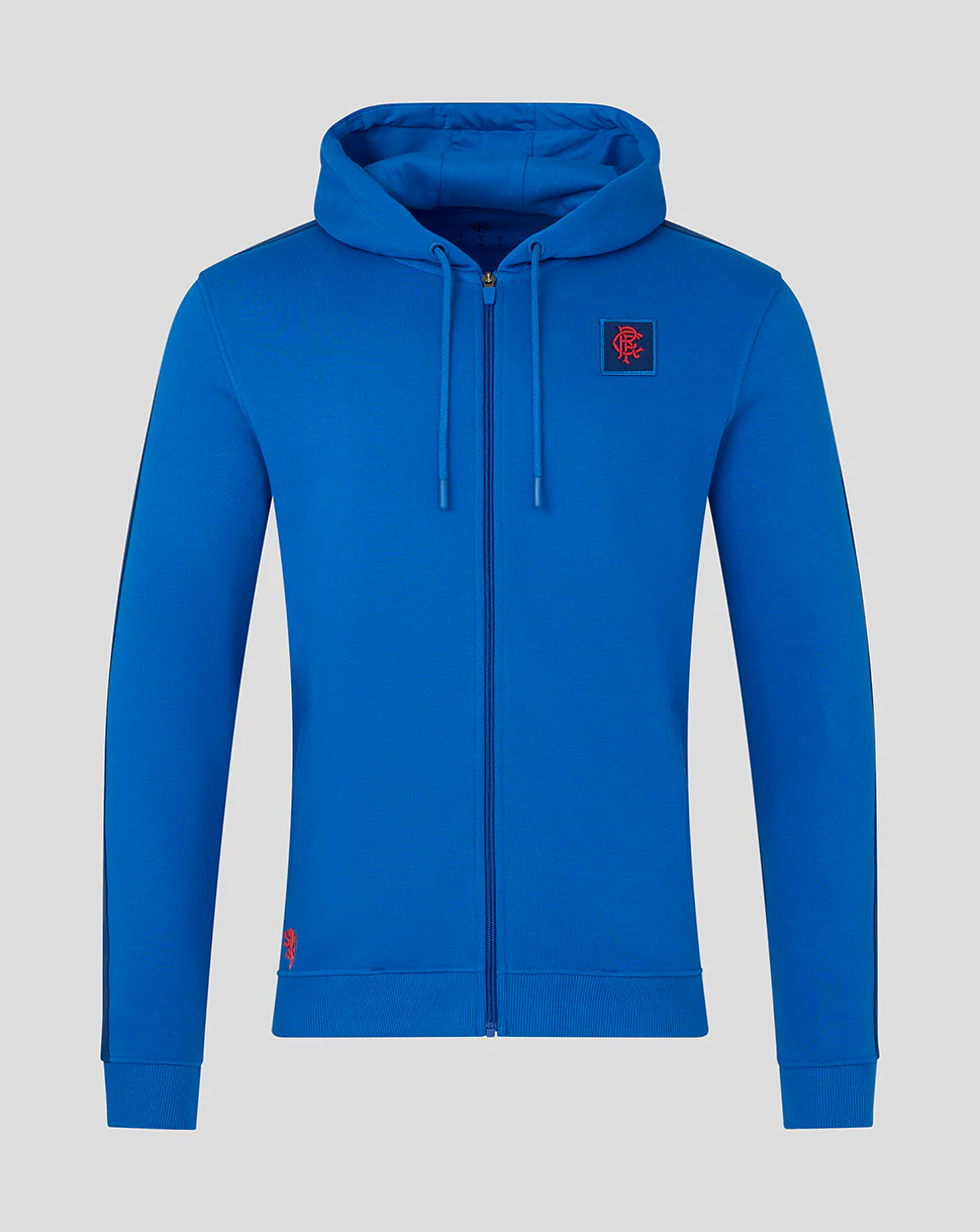 MENS CLASSIC FULL ZIP HOODY - BLUE