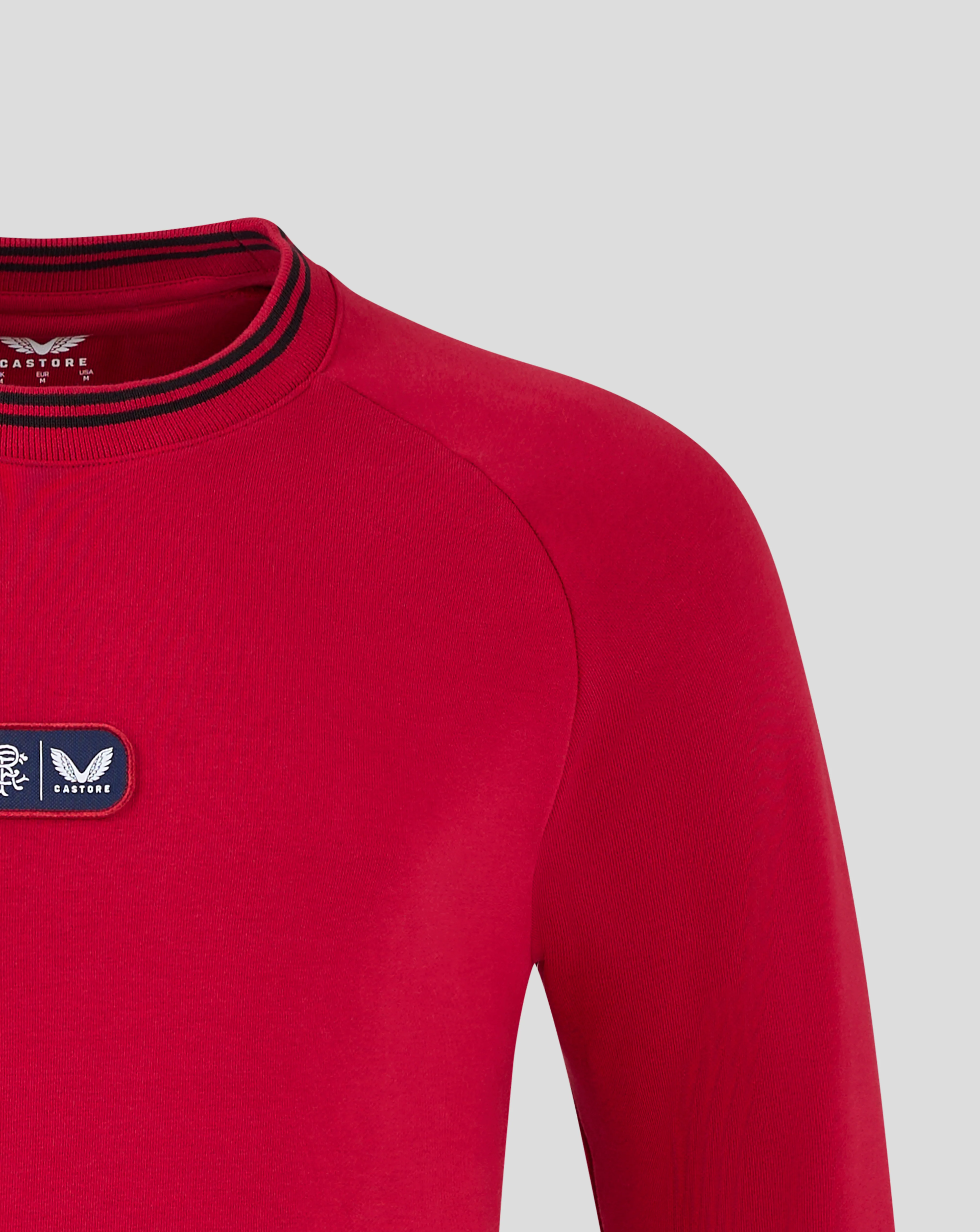 MENS 24/25 FLEECE CREWNECK - RED - Image 3