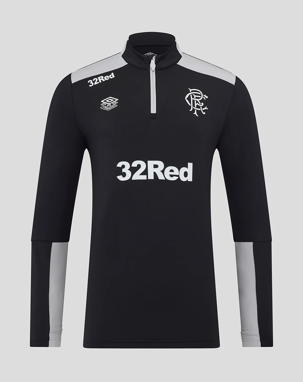 MENS 25/26 COACHES TRAINING QUARTER ZIP - CAVIAR