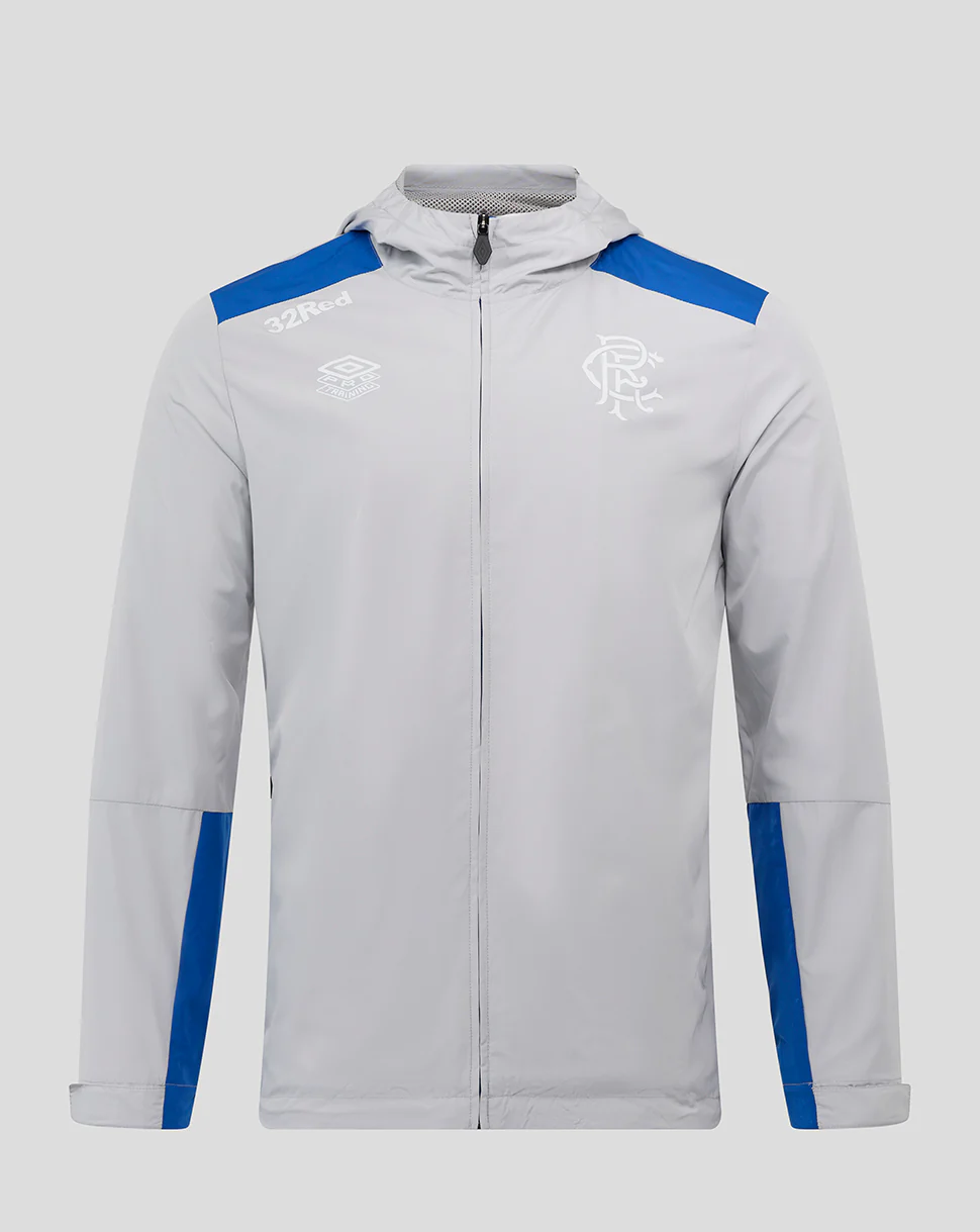 MENS 25/26 PLAYERS TRAINING HOOD SHOWER JACKET - MICROCHIP