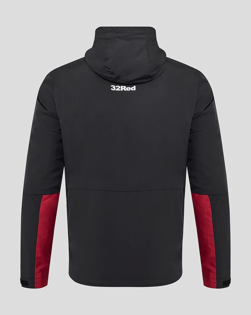 MENS 25/26 COACHES TRAINING PACKABLE HOOD SHOWER JACKET - CAVIAR - Image 3