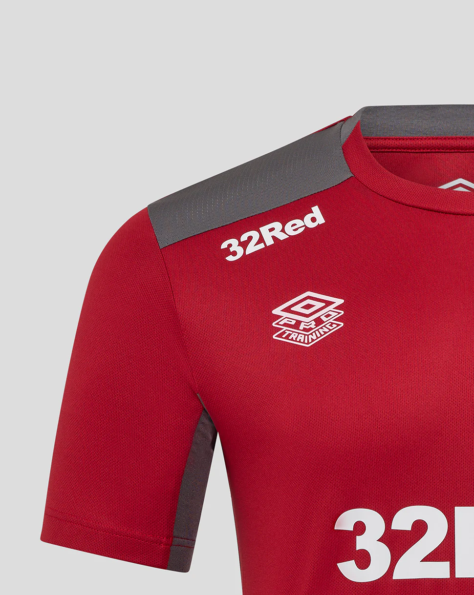 MENS 25/26 PRO TRAINING SHORT SLEEVE T-SHIRT - RHYTHMIC RED - Image 4