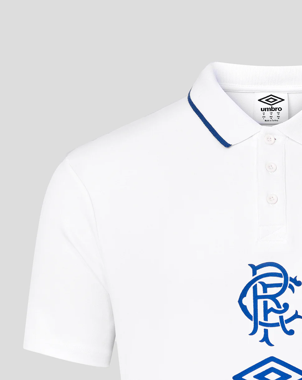 MENS 25/26 TRAVEL SHORT SLEEVE POLO - BRILLIANT WHITE - Image 3