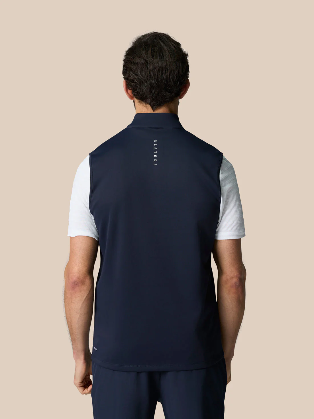 CLUB 1/2 ZIP GILET - NAVY - Image 2