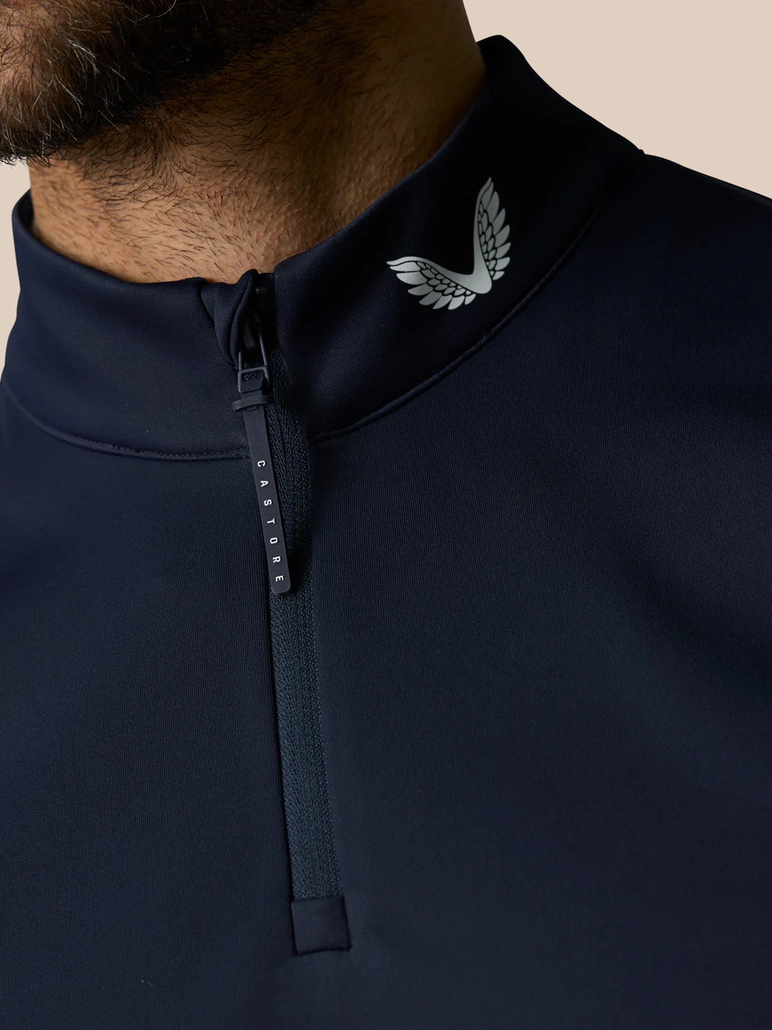 CLUB 1/2 ZIP GILET - NAVY - Image 3
