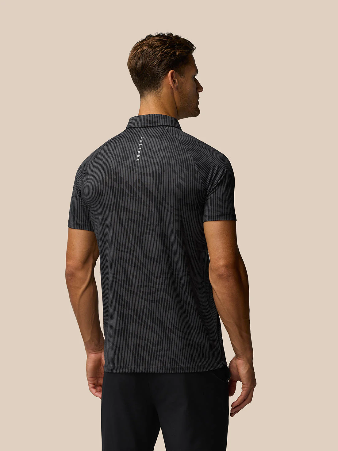 GOLF CLUB GLOW PRINTED POLO - GUNMETAL/MID GREY - Image 2