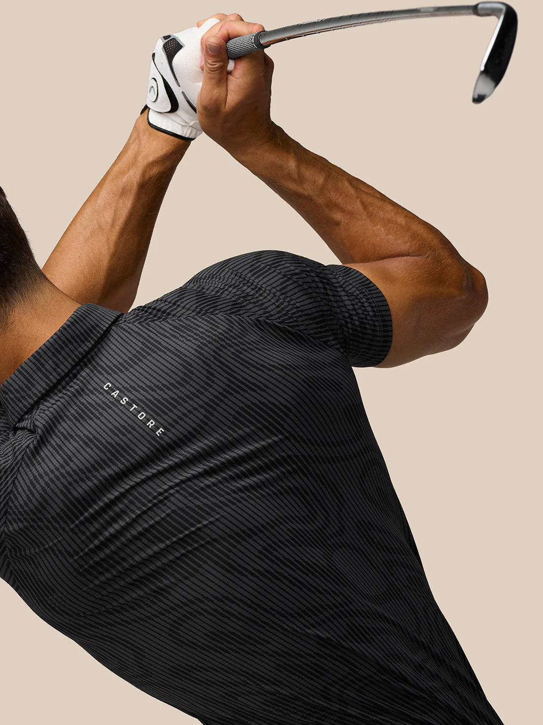 GOLF CLUB GLOW PRINTED POLO - GUNMETAL/MID GREY - Image 7