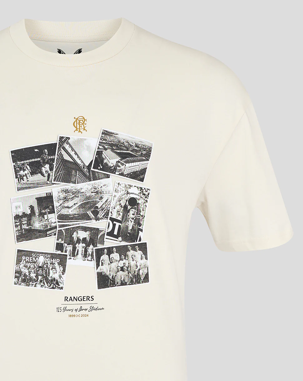 MENS IBROX 125 HERITAGE T-SHIRT - BIEGE - Image 3