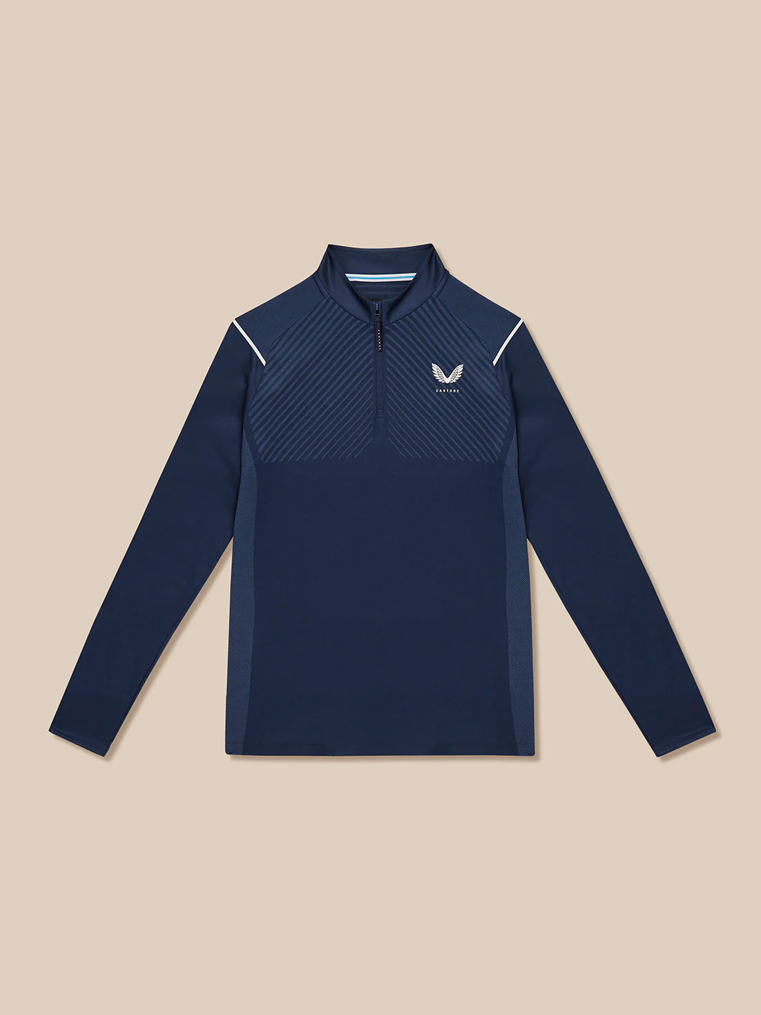 PINNACLE LVS 1/4 ZIP TOP - NAVY - Image 6